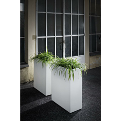 Cassetta liscia alta in resina "Fenice" cm. 85 BIANCO características