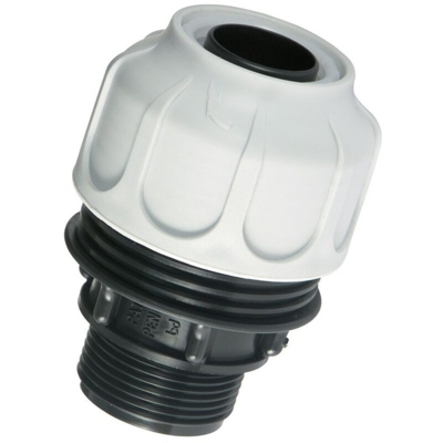 Giunto diritto raccordo portagomma a compressione PN10 -Maschio / Ø 30 X 1'