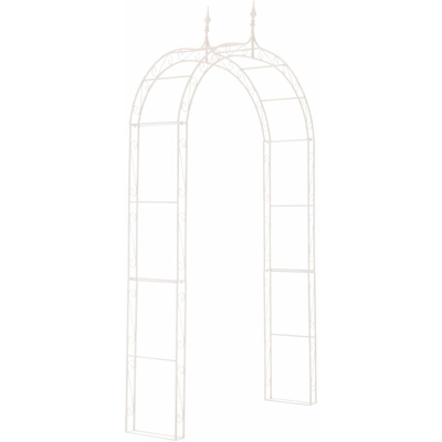 Arco da Giardino Lenz in Ferro Bianco