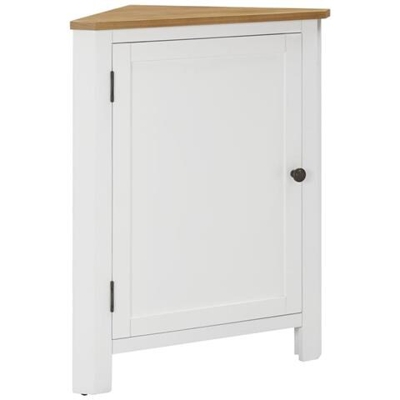 Armadietto Ad Angolo 59x36x80 Cm In Massello Di Rovere