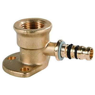 Mepla Gomito Flangiato Corto 16 x 1/2 pollice | 611.289.00.5 - Geberit