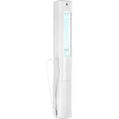 Lampada UV portatile Lampada UVC a luce ultravioletta alimentata a batteria con cordino per occhiali da telefono Tastiera Armadio Giocattolo per