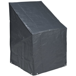 Telo di Protezione per Sedie da Giardino 110x68x68 cm - Nero - Nature características
