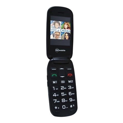 Facile Duo Rosso Dual Sim 3G Display 2.4'' Bluetooth Fotocamera 2Mpx RadioFM Tasto SOS