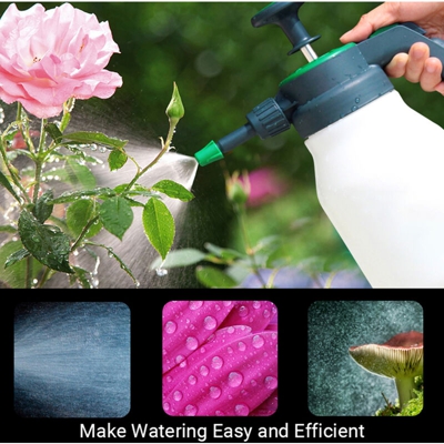 Flacone spray in plastica a pressione d'aria da 1,5 litri con design a prova di perdite e tubo lungo con ugello regolabile