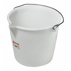 Secchio Alimentare Con Becco Lt.17 Bianco precio