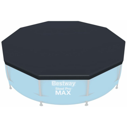 Bestway Copertura per Piscina Flowclear 305 cm - Grigio en oferta