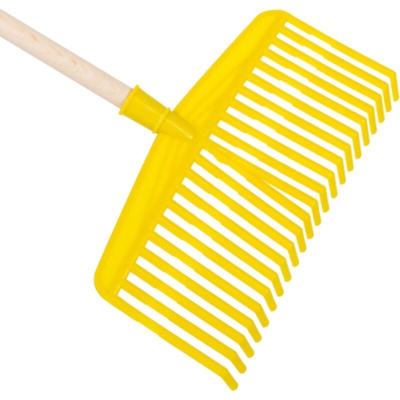 Scopa raccolta olive 39cm giallo