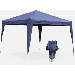 Pergola pieghevole 3x3 m - Tecto Blu - Tenda da giardino pieghevole, tendone 9m², sistema a scomparsa - Blu en oferta