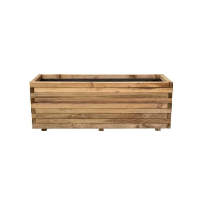 Fioriera Maxi in legno 40 cm x 120 cm x h 40 cm