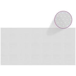 vidaXL Pellicola Galleggiante Solare PE Piscina 549x274 cm Grigia - Grigio características