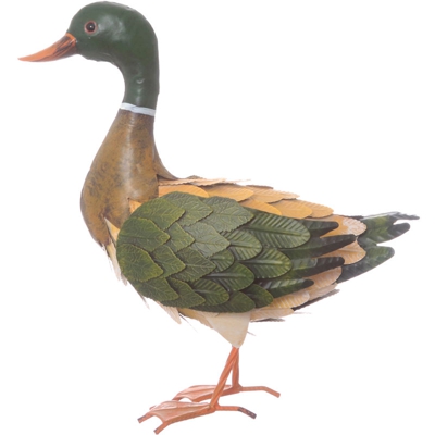 Altri - Decorazione in metallo da 40 cm A forma di volatile multicolore