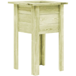 Letto Rialzato con Piedini 50x50x80 cm Legno Segato Impregnato - Verde - Vidaxl características