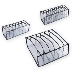 Intimo Organizer Calzino Organizer Cassetto pieghevole Organizer Reggiseno Organizer Scatole portaoggetti per biancheria intima Calze Calze Sciarpe precio