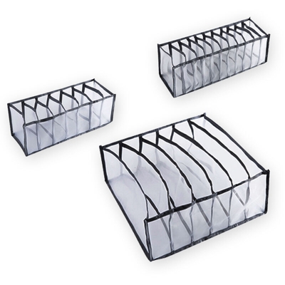 Intimo Organizer Calzino Organizer Cassetto pieghevole Organizer Reggiseno Organizer Scatole portaoggetti per biancheria intima Calze Calze Sciarpe