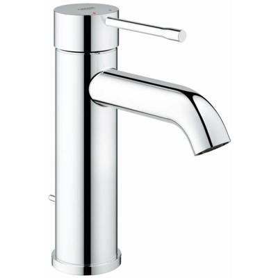 Miscelatore monocomando per lavabo Essence, dimensione S, esecuzione monoforo, con scarico, colorazione: super acciaio - 23589DC1 - Grohe