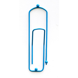 Dandibo - Ganci-attaccapanni Design Graffetta” 32cm Guardaroba Ganci-Parete Molletta Gancio in Metallo (Blu) precio