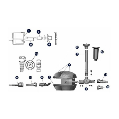 Kit aspirazione diretta PJ 1500
