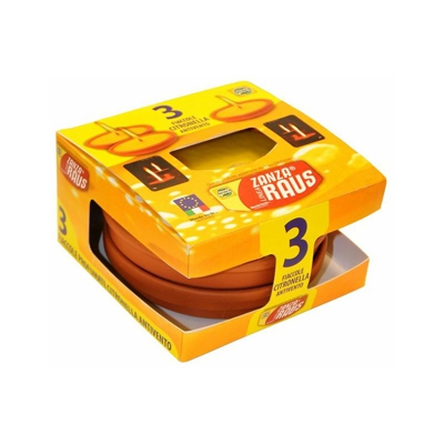 Fiaccola In Cotto Alla Citronella 14x3 2 Pz