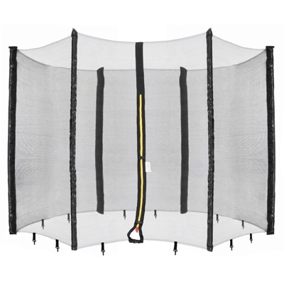 Rete di protezione per tappeto elastico 490 cm - 6 pali - Arebos