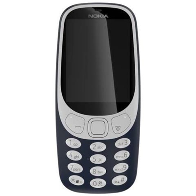 3310 Blu Dual Sim Display 2.4'' +Slot MicroSD con Bluetooth RadioFM e Fotocamera 2Mpx - Europa