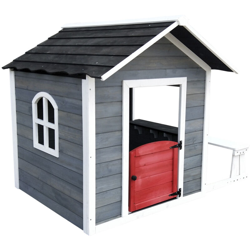 Casetta Per Bambini in Legno Outdoor Toys Chloe 1,2 m² de 116x138x132 cm con Panca da Esterno precio