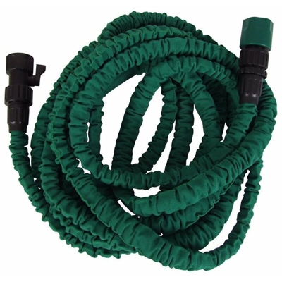 Fantastic Hose, Tubo flessibile autoespandibile, ideale per la casa, irrigazione, lavaggio auto, giardino, lunghezza massima 22,86 metri, colore verde