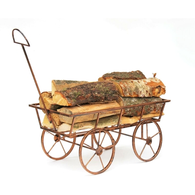 Scaffale per Legna da Camino Art. 46 Carrozza 65cm Cesto per Legna da Camino Porta-Legna da Camino Cesto per Legna Decorazione
