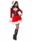 Costume Mamma Natale con corsetto per donna
