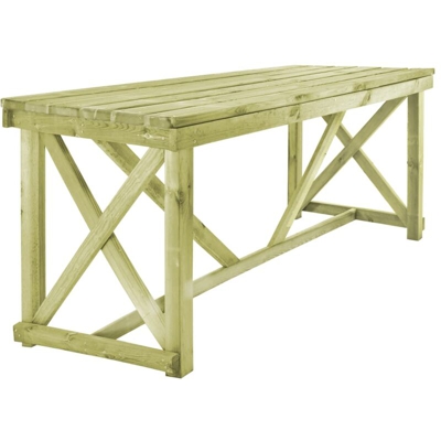 Tavolo da Pranzo per Esterno 160x79x75 cm Legno FSC
