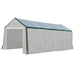 Serra da Giardino con 8 Finestre Copertura in PE Struttura in Acciaio - Outsunny en oferta