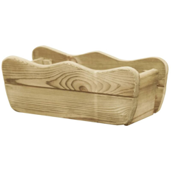 Letto Rialzato da Giardino 50x18x18 cm Legno di Pino Impregnato - Verde - Vidaxl precio