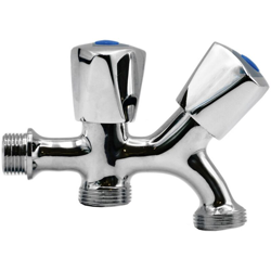 RUBINETTO ATTACCO LAVATRICE E LAVASTOVIGLIE manopole zincate precio