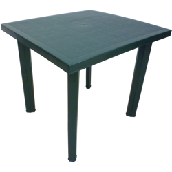Savino Filippo - Tavolo tavolino quadrato in resina di plastica verde Fiocco per esterno interno giardino balcone precio