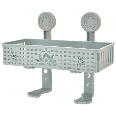 Portaoggetti da bagno Portaoggetti da parete Portaoggetti con adesivo per bagno di casa Toilette Cucina Ripostiglio,Blu