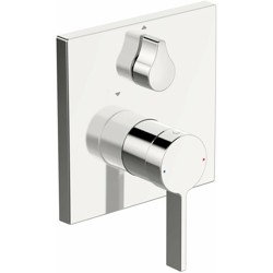 Hansa Hansaloft unità funzionale con set decoro miscelatore monocomando a parete 8760, rosone 150x150mm, cromato - 87609003 precio