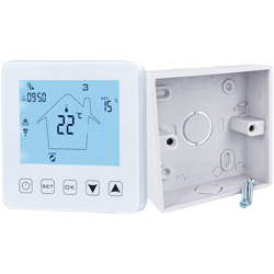 LL0251 Termostato Digitale Per Caldaia A Gas Murale Da Parete Riscaldamento Termosifone Ad Acqua WiFi Compatibile Con Amazon Alexa Echo 3A 220V en oferta