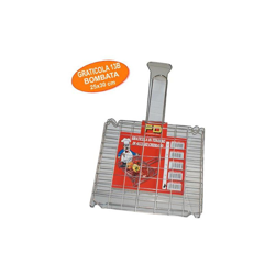 Graticola doppia bombata con piedi 25x30cm precio