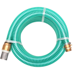 vidaXL Tubo di Aspirazione con Connettori in Ottone 7 m 25 mm Verde - Verde precio