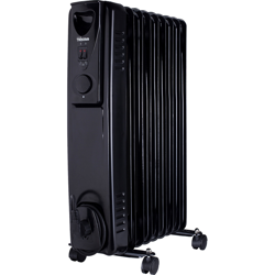 Radiatore a olio 9 Elementi 2000W Nero en oferta