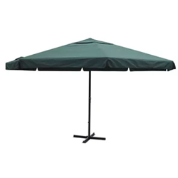 Ombrellone verde in alluminio 500 cm en oferta