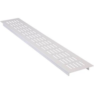 Wallair Griglia in metallo leggero Bianco (L x L x A) 480 x 80 x 15 mm N35844