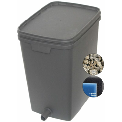 Velda Filtro per Laghetti 35 L 146038 - Nero en oferta