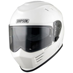 Casco Moto Simpson 2018 Venom Solid Gloss Bianco (s, Bianco) características