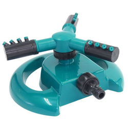 Irrigatore da giardino Irrigatore rotante Ampia area di copertura dell'irrigatore con irrigatori d'acqua per prato e giardini all'aperto en oferta