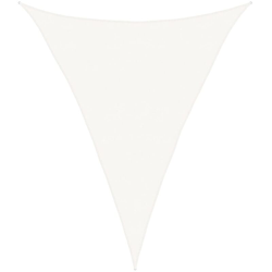 vidaXL Vela Parasole 160 g/m² Bianca 5x7x7 m in HDPE - Bianco precio
