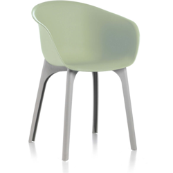 Coppia di sedie Divina, colore verde chiaro da Esterno precio