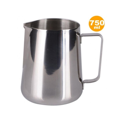Bricco Bollilatte 750 Ml Bolli Latte Lattiera Caffè In Acciaio Inox Pentolino