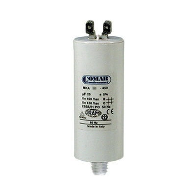 EDM - Condensatore Mka 7 uf 5% 450v 30x57 con pin m8 e doppio faston