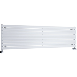 Hudson Reed Revive Radiatore Termoarredo di Design Orizzontale Moderno - Termosifone Con Finitura In Bianco - Design a Colonna Ovale - 472 x 1780 x características